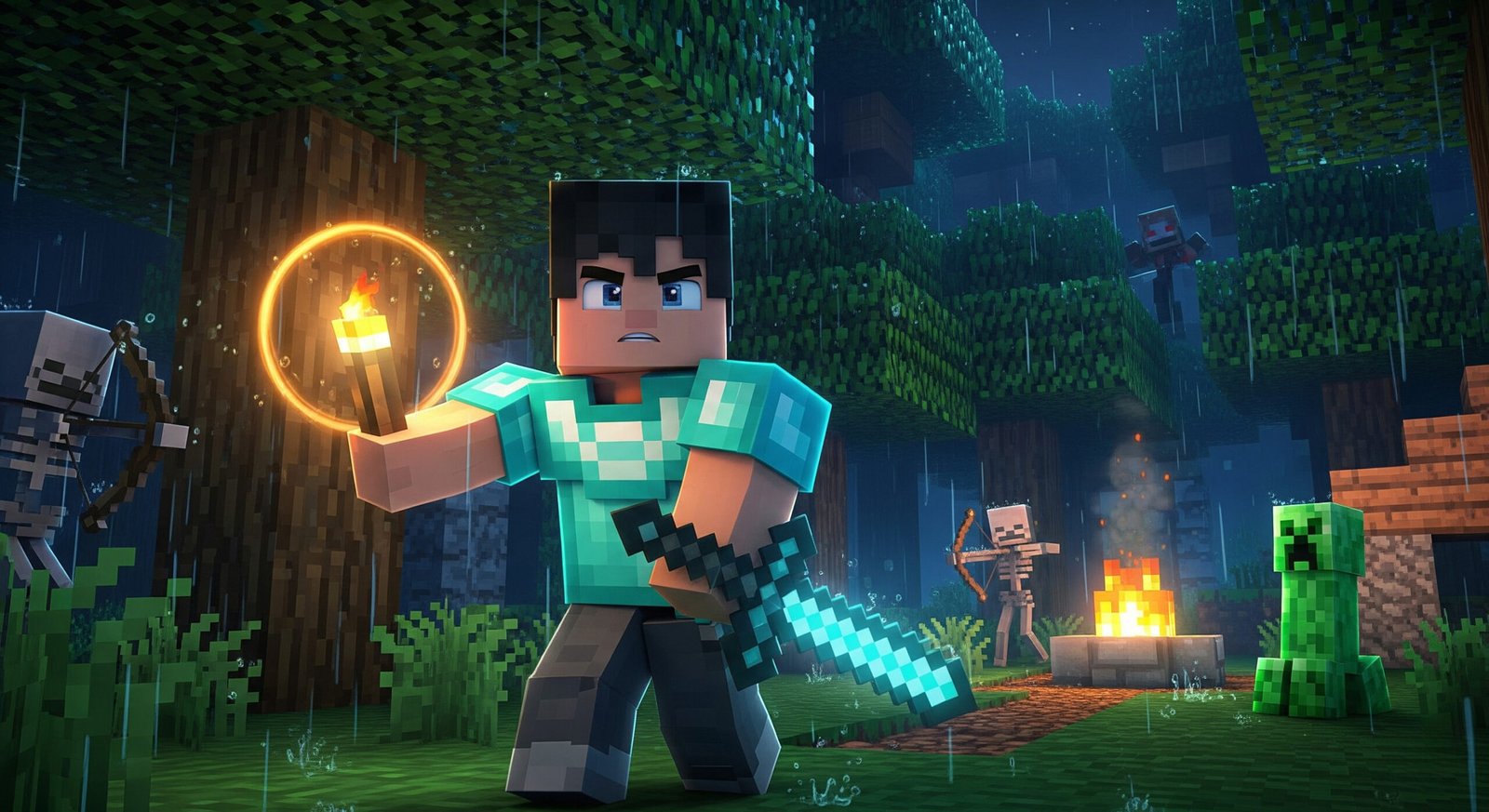 Tips Bertahan Hidup di Minecraft Hardcore Mode